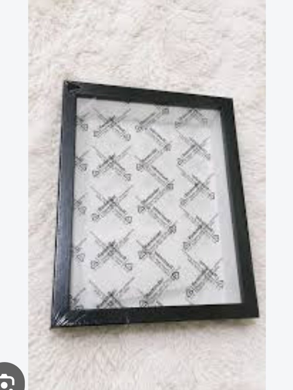 Black Picture Frame for Wall or Table -(2) Unbranded Set
